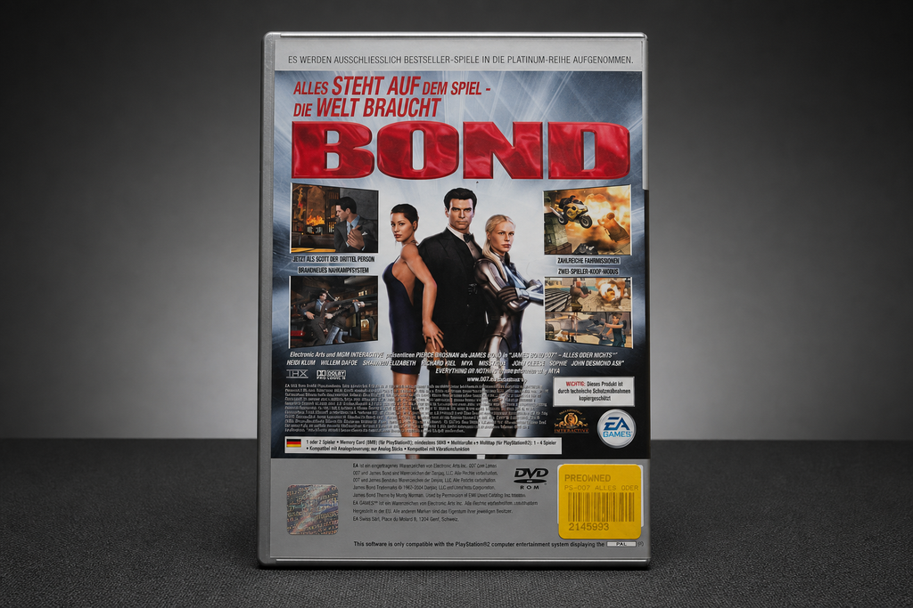 007: Alles oder Nichts – PlayStation 2 (Platinum)