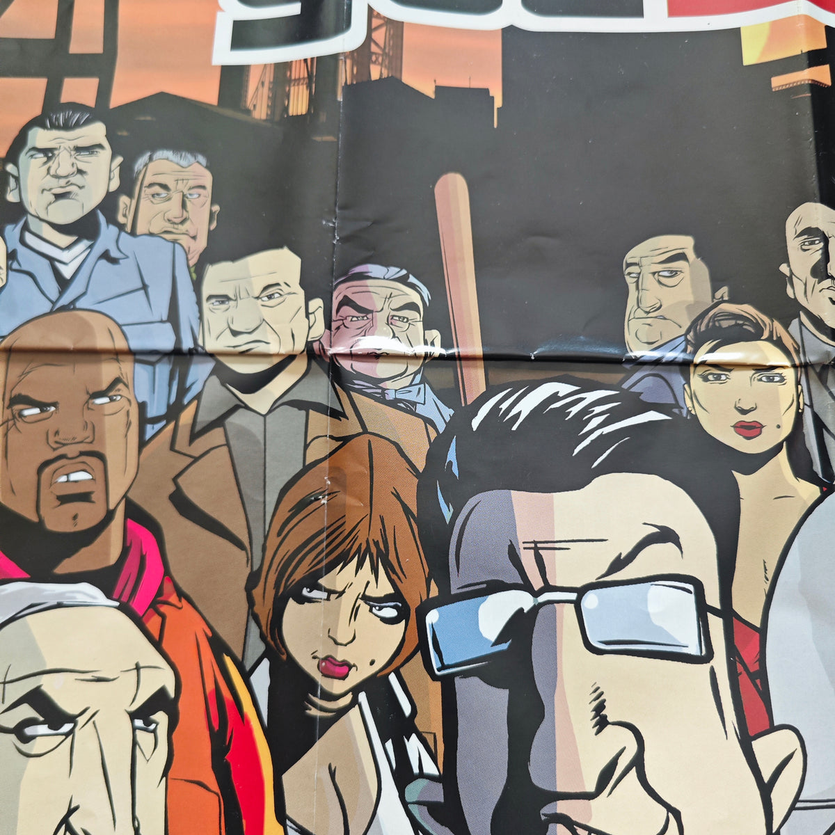 GTA III Poster – Detailaufnahme Charaktere oben