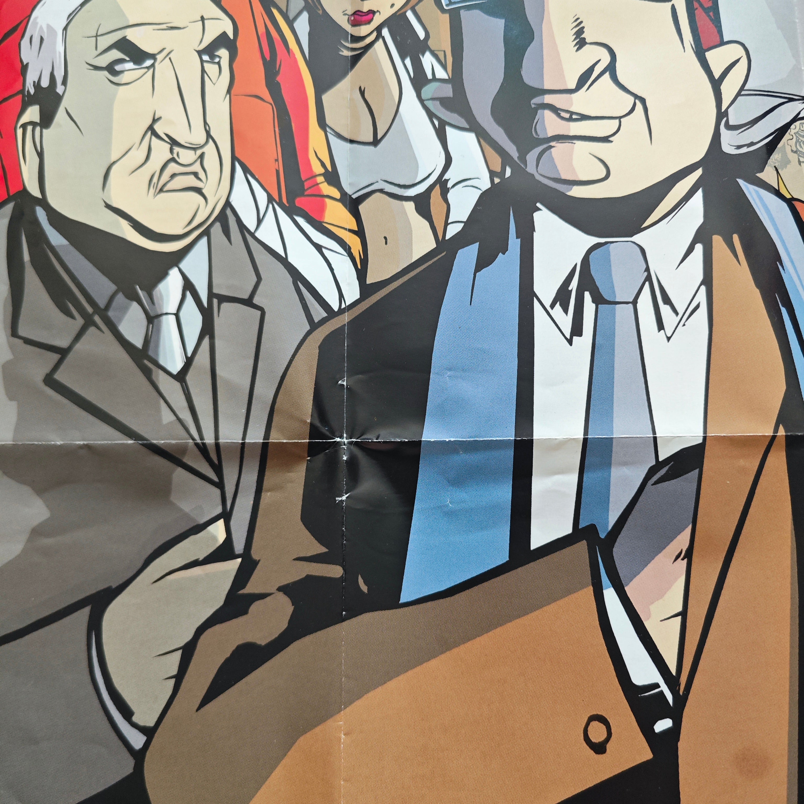 GTA III Poster – Detailaufnahme Knicke Mitte