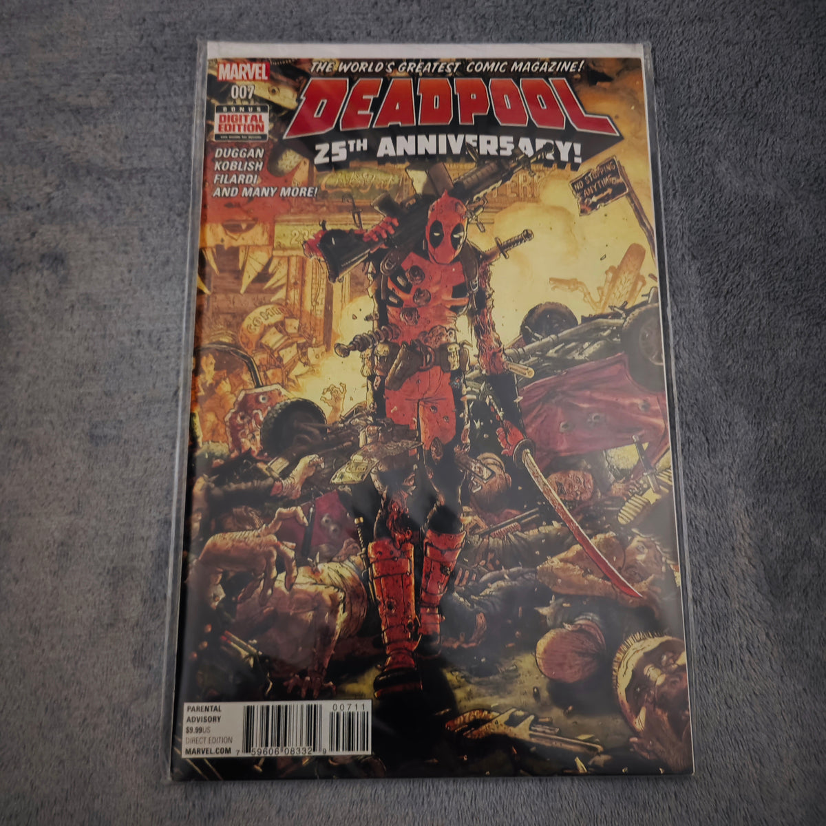 Deadpool Nr. 7 – 25th Anniversary – Gebraucht, geboardet & in Schutzfolie
