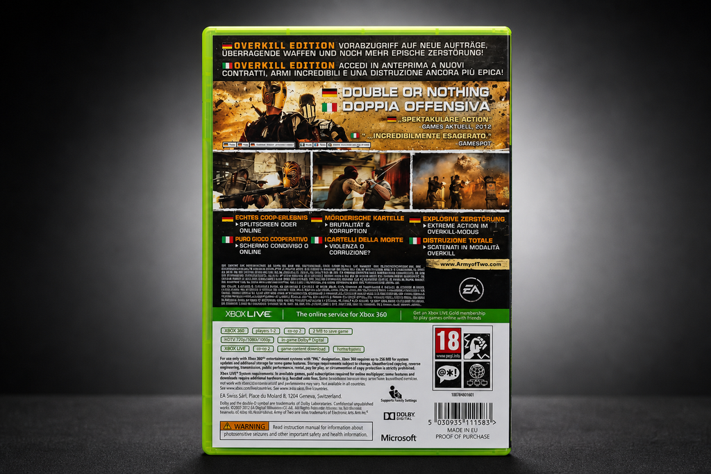 Army of Two: The Devil's Cartel – Overkill Edition – Xbox 360