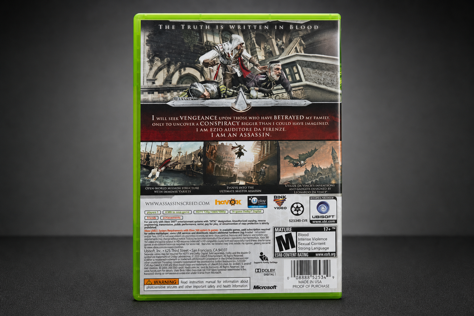 Assassin's Creed II – Xbox 360 (NTSC/USA-Import)