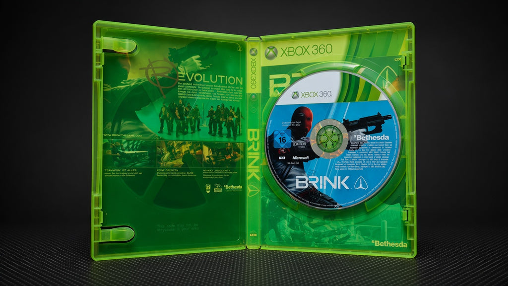 BRINK Xbox 360 – Geöffnet mit CD