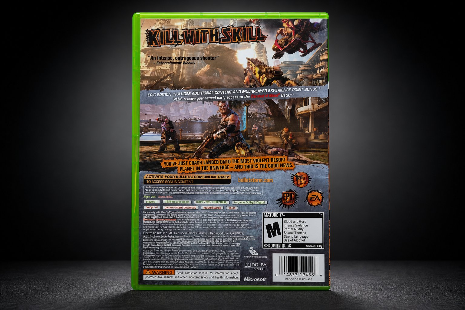 Bulletstorm – Epic Edition – Xbox 360