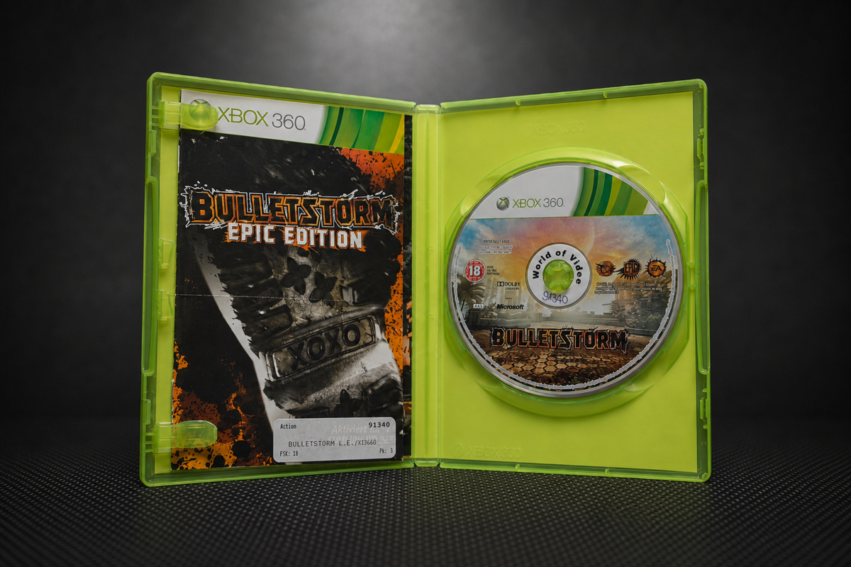 Bulletstorm Epic Edition Xbox 360 – Geöffnet mit CD