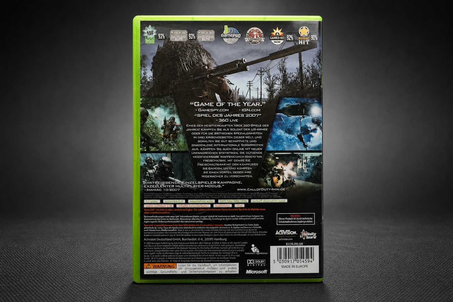 Call of Duty 4: Modern Warfare – Game of the Year Edition – Xbox 360