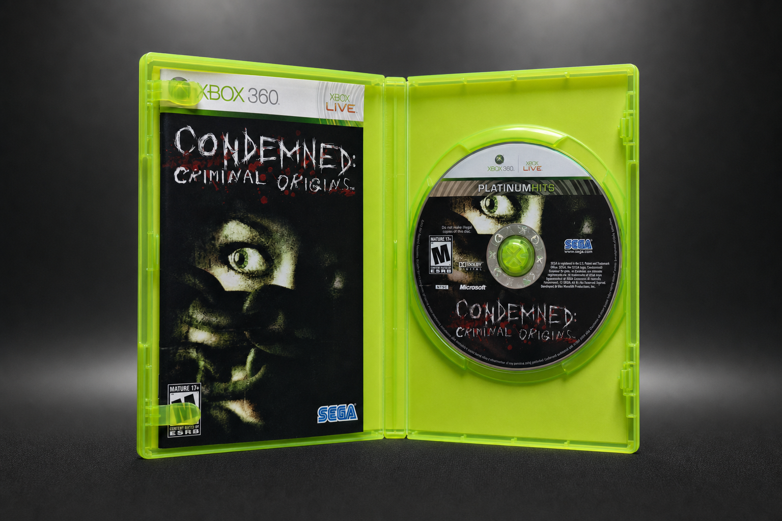 Condemned: Criminal Origins Platinum Hits – Xbox 360