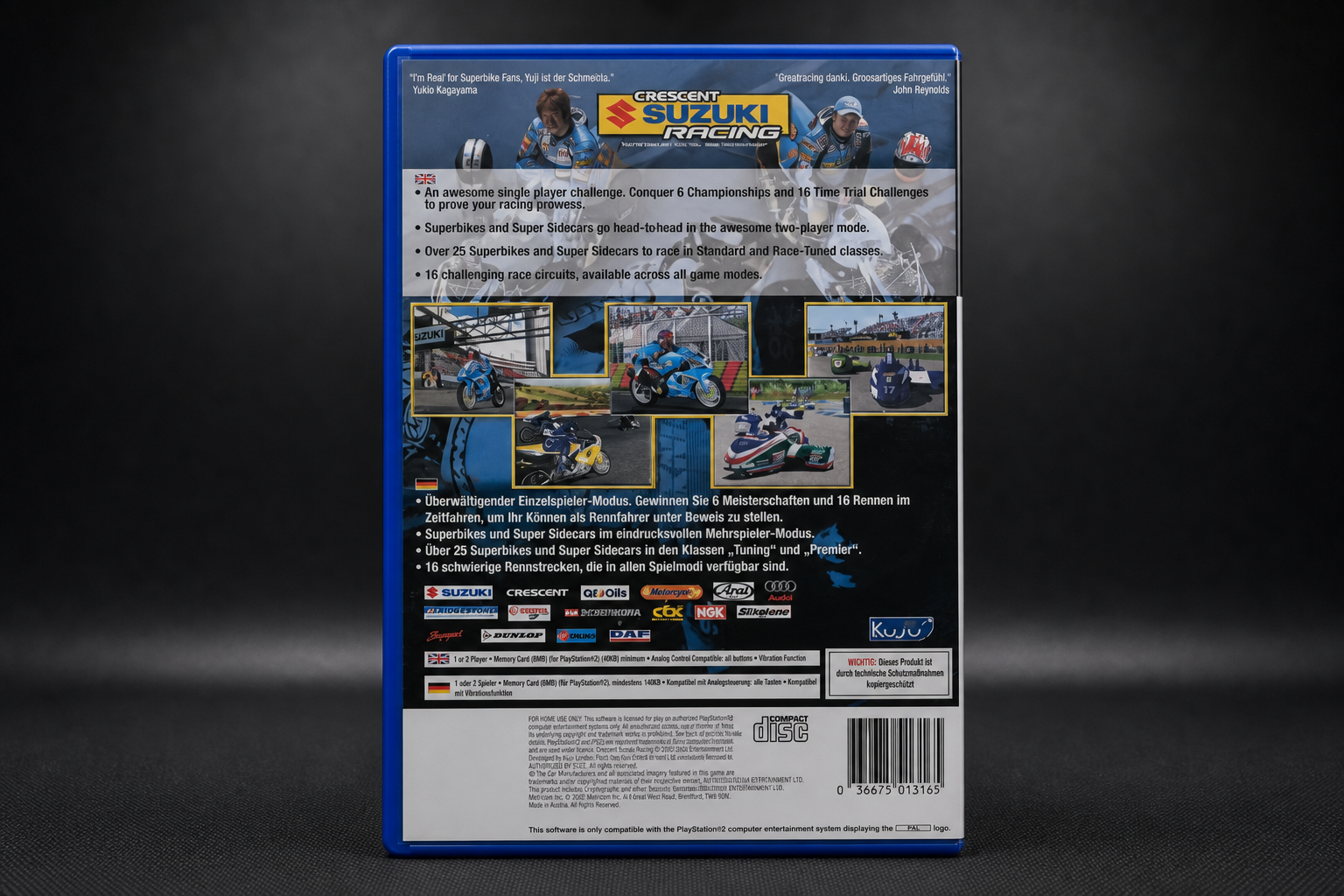 Crescent Suzuki Racing: Superbikes and Super Sidecars – PlayStation 2