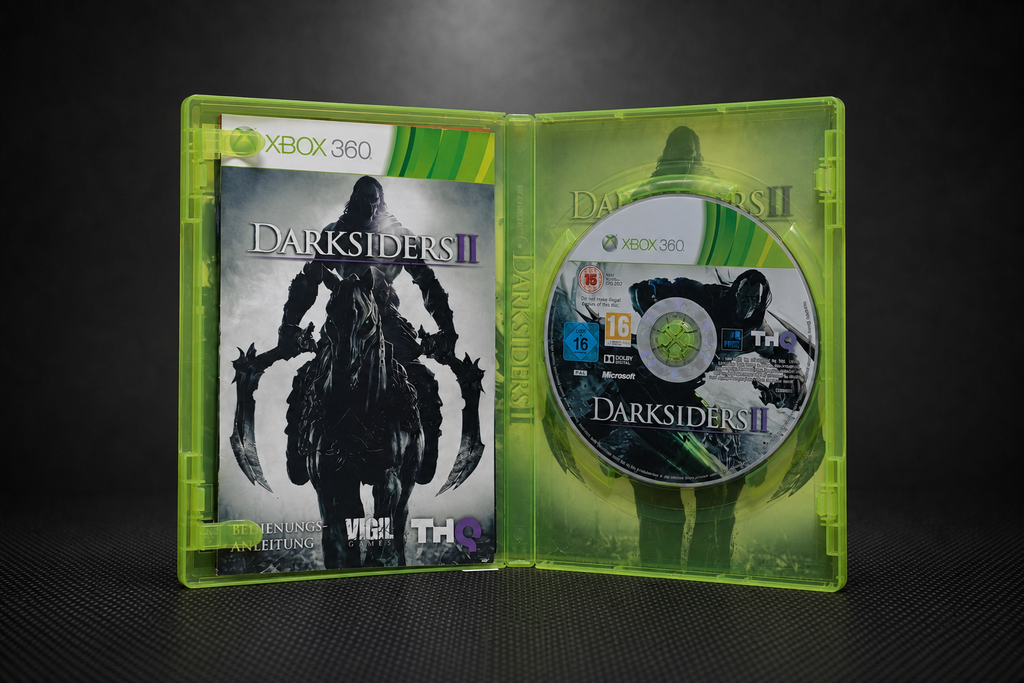 Darksiders II First Edition Xbox 360 – Geöffnet mit CD und Heft