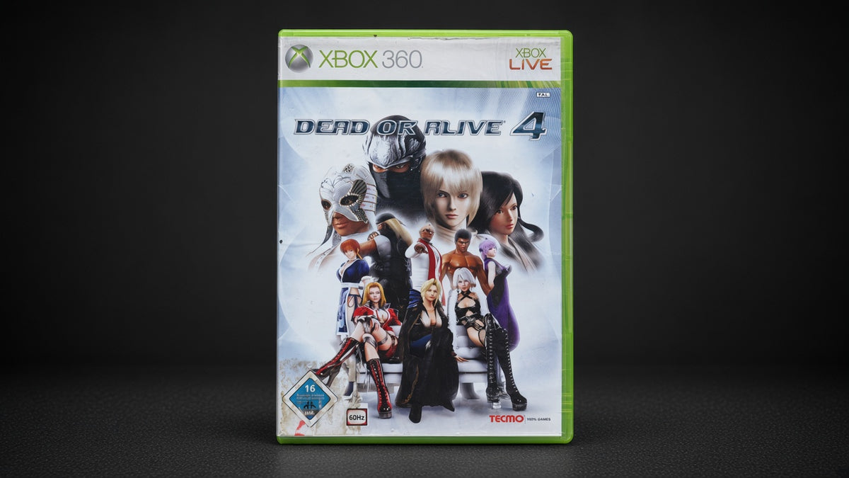 Dead or Alive 4 Xbox 360 – Vorderseite