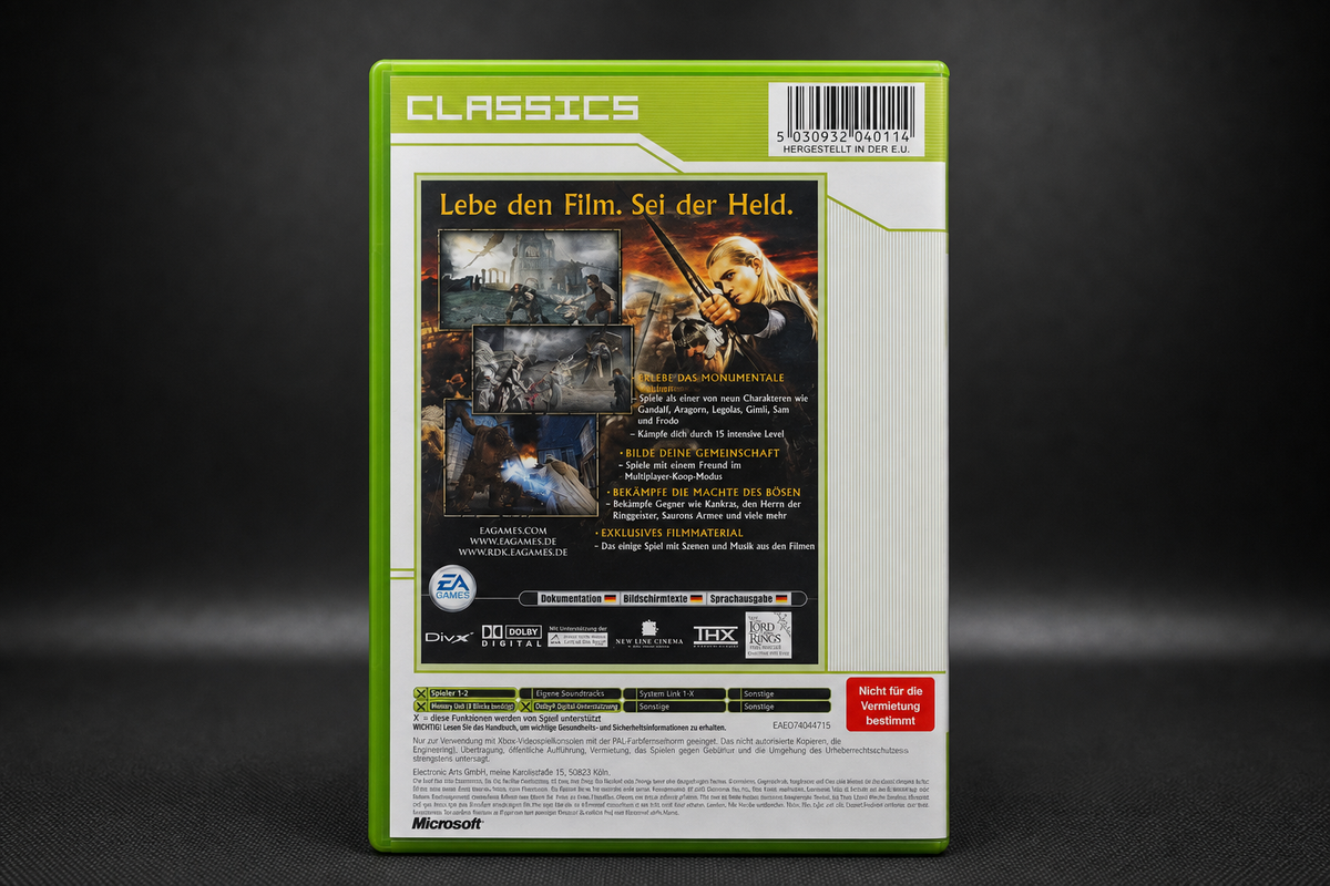 Der Herr der Ringe: Die Rückkehr des Königs – Xbox (Classics)