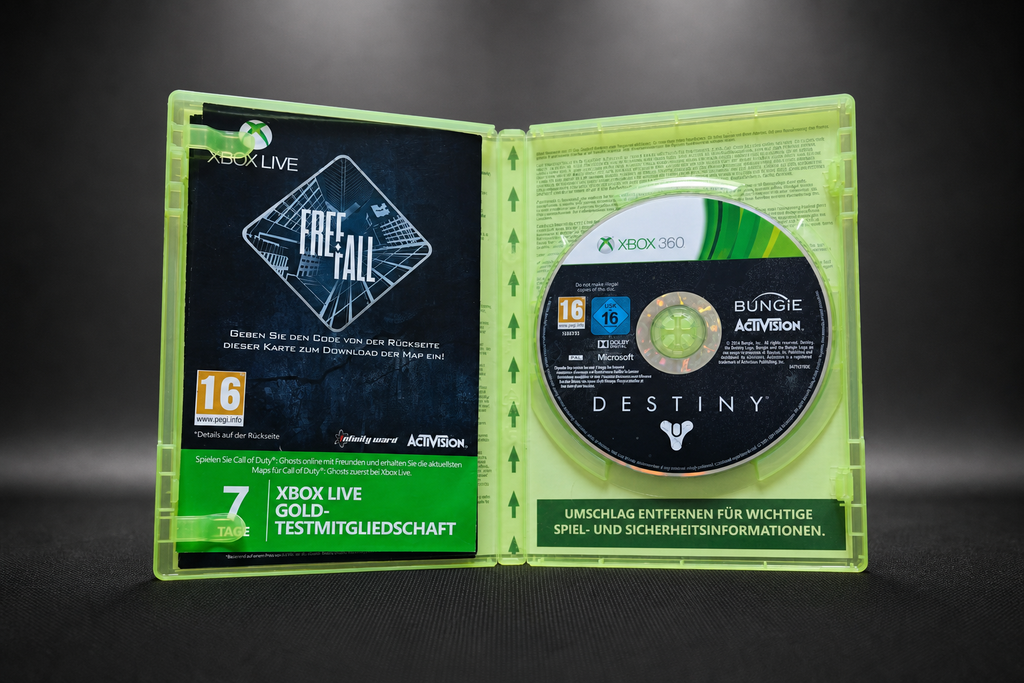 Xbox 360 S (Slim) – 250GB – Schwarz + 3 Spiele Bundle (Gebraucht)