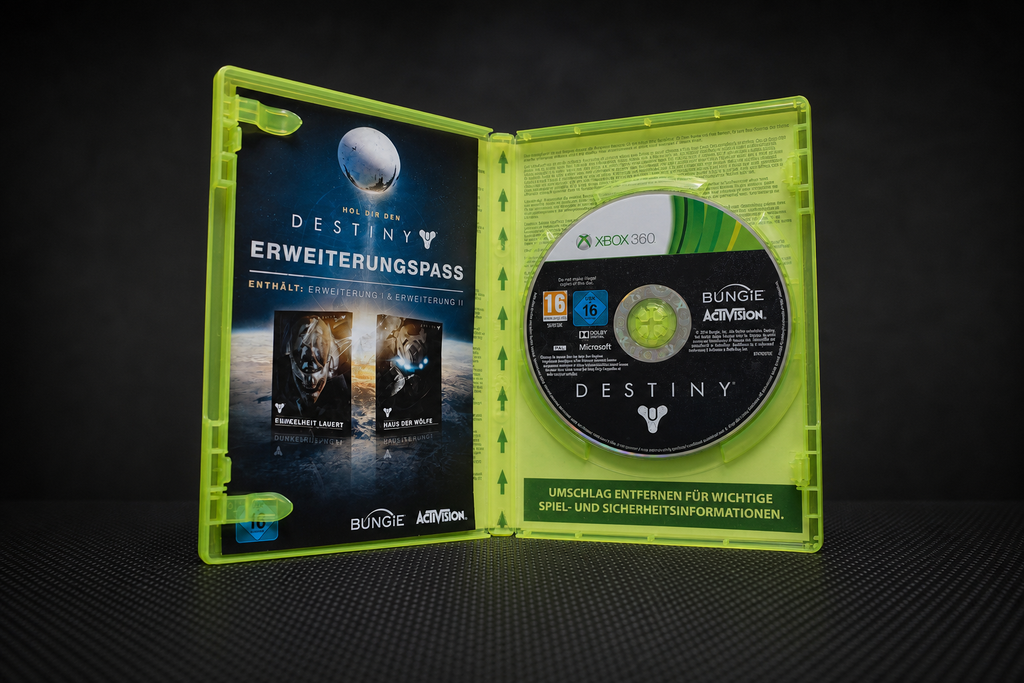 Destiny Xbox 360 – Offen mit CD und Erweiterungspass-Einleger