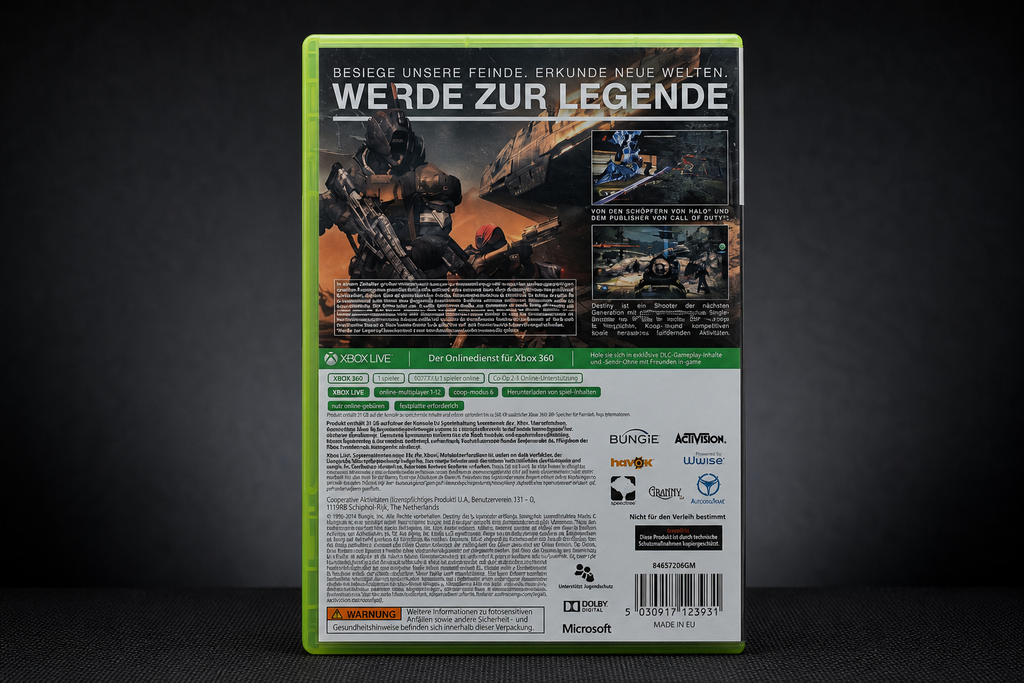 Destiny Xbox 360 – Rückseite