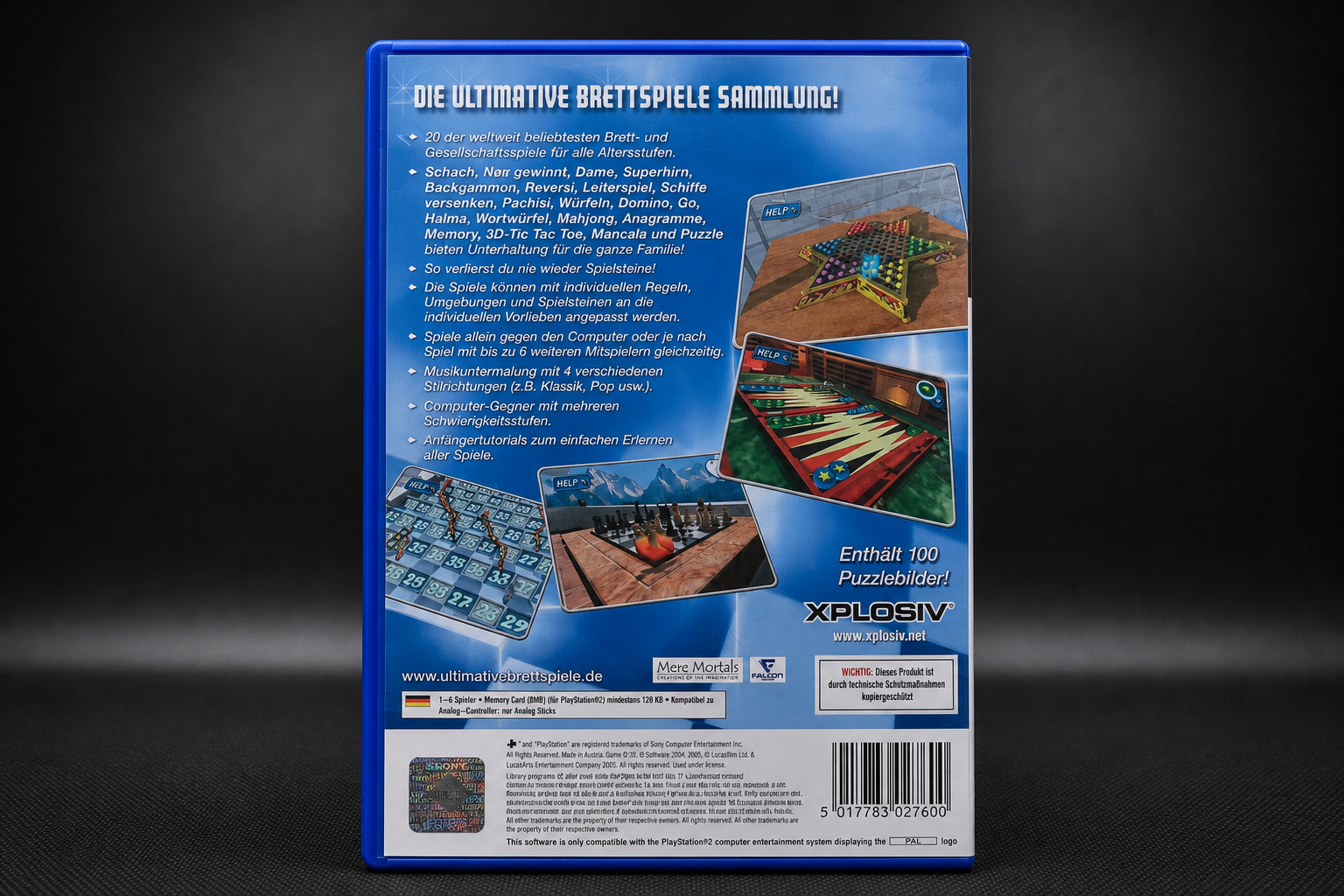 Die Ultimative Brettspiele Sammlung – PlayStation 2