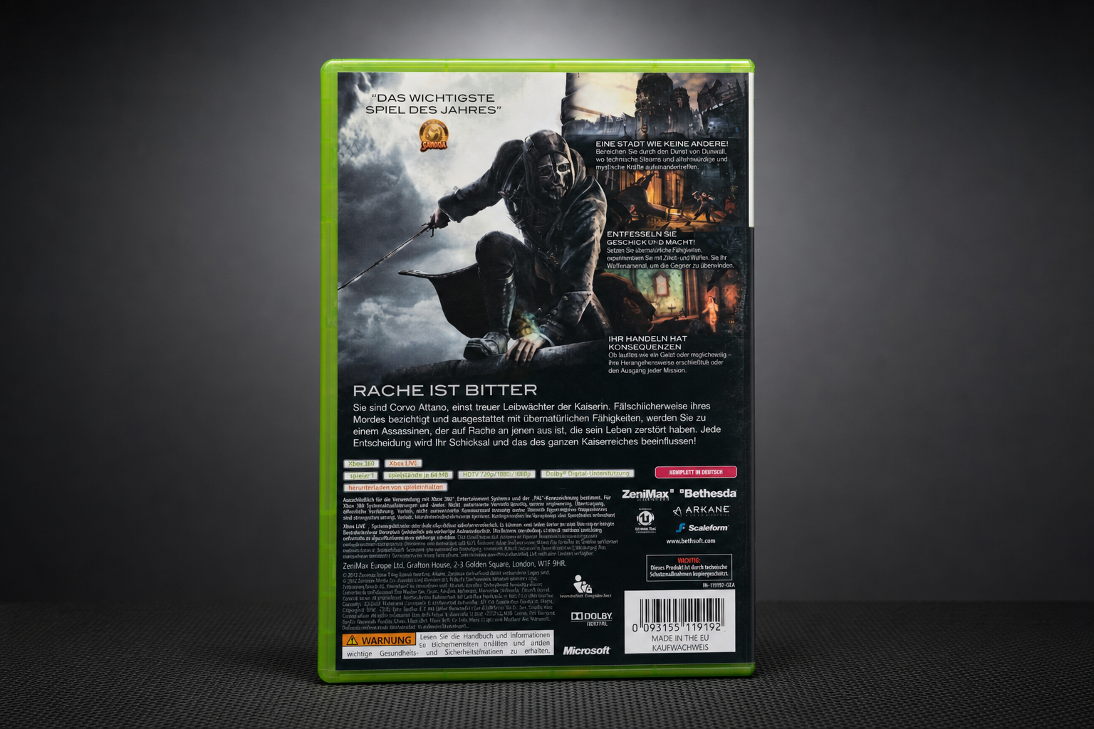 Dishonored: Die Maske des Zorns – Xbox 360