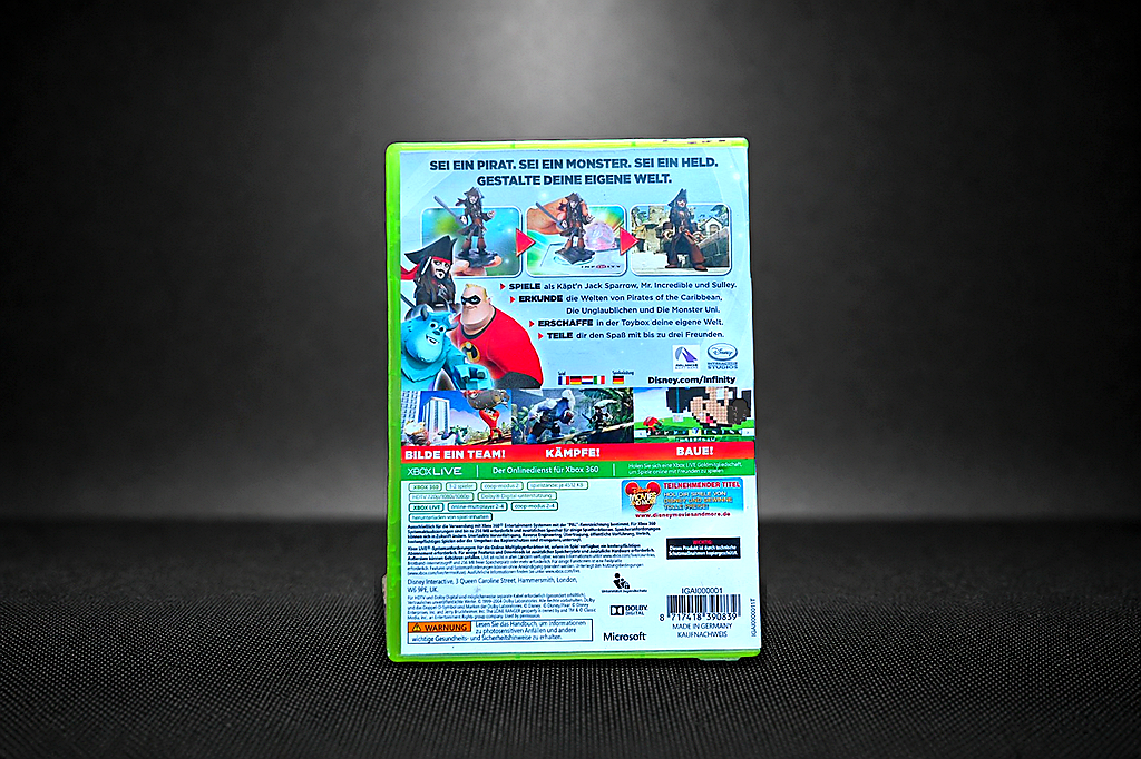 Disney Infinity Xbox 360 – Rückseite