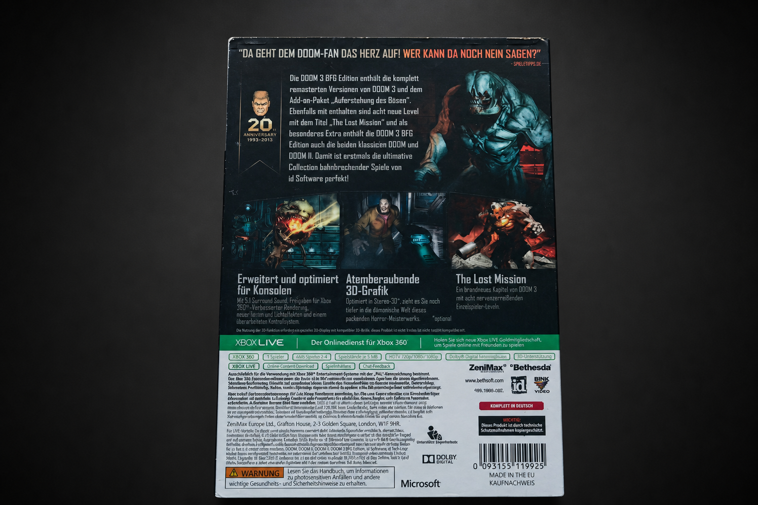 DOOM 3 BFG Edition – Xbox 360