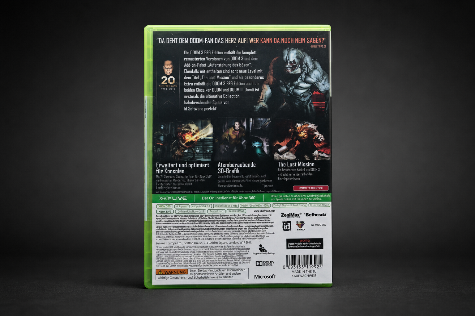 DOOM 3 BFG Edition – Xbox 360