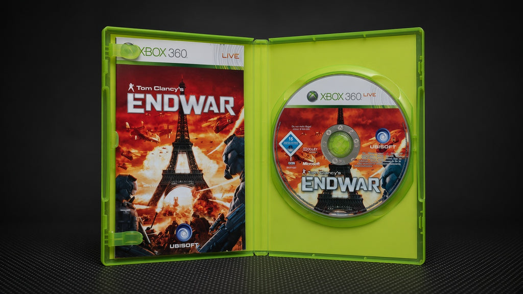 Tom Clancy's EndWar Xbox 360 – Geöffnet mit CD und Innencover