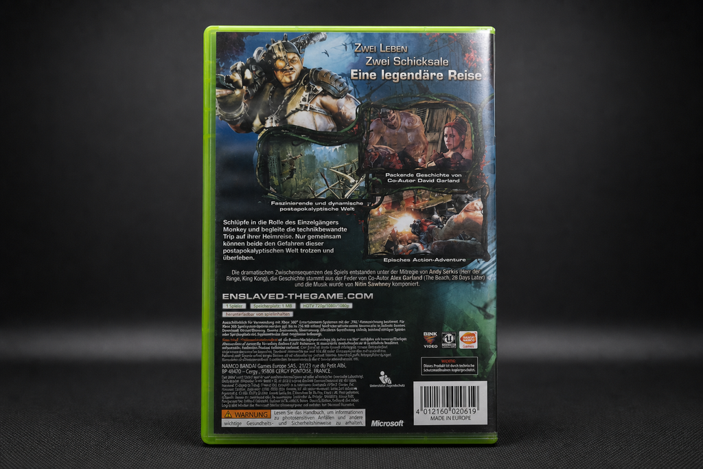 Enslaved Odyssey to the West Xbox 360 – Rückseite