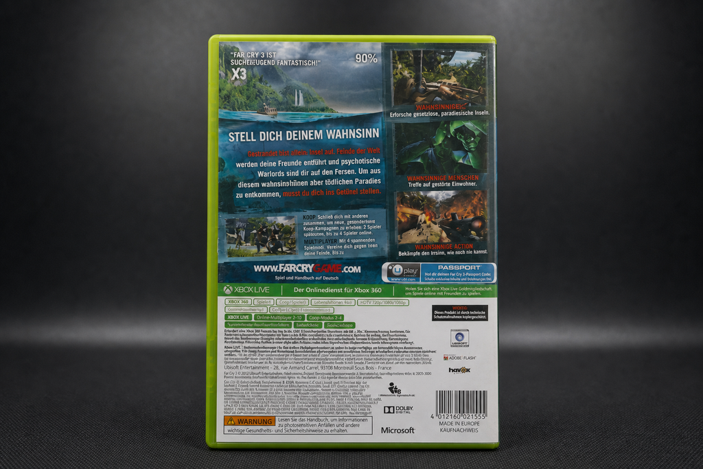 Far Cry 3 Xbox 360 Classics – Rückseite