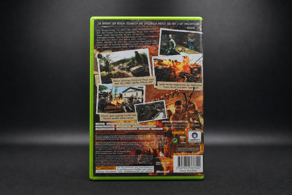 Far Cry 2 – Xbox 360 mit Karte