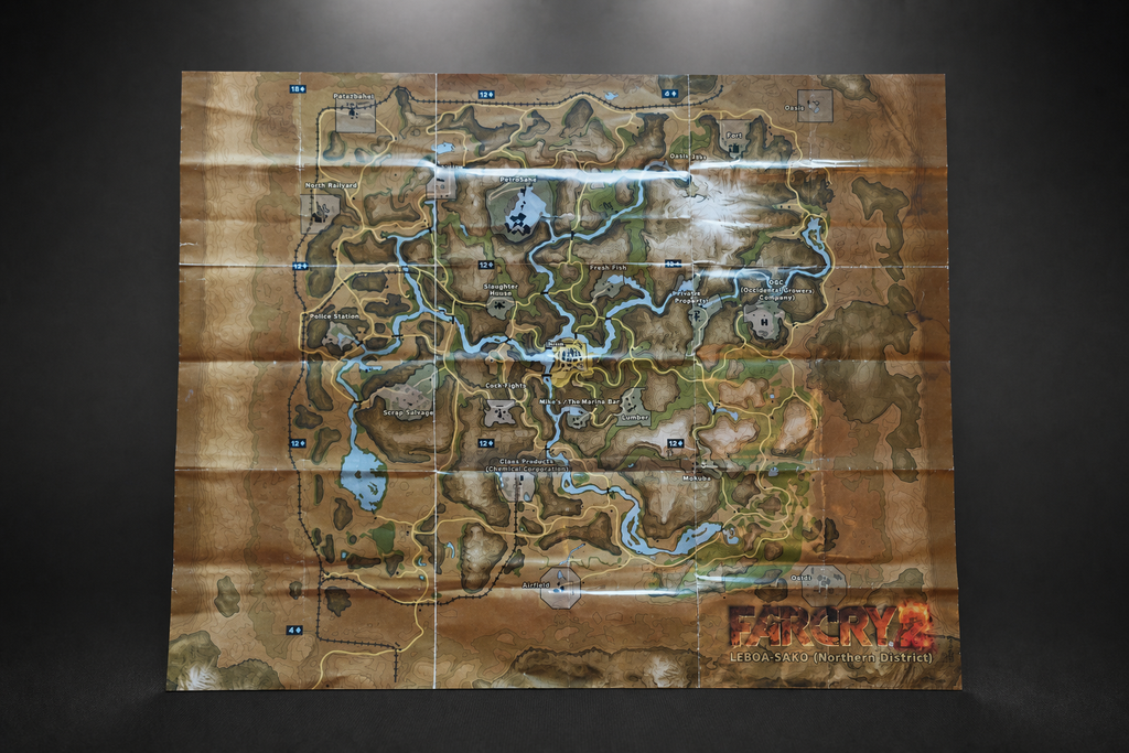 Far Cry 2 – Xbox 360 mit Karte
