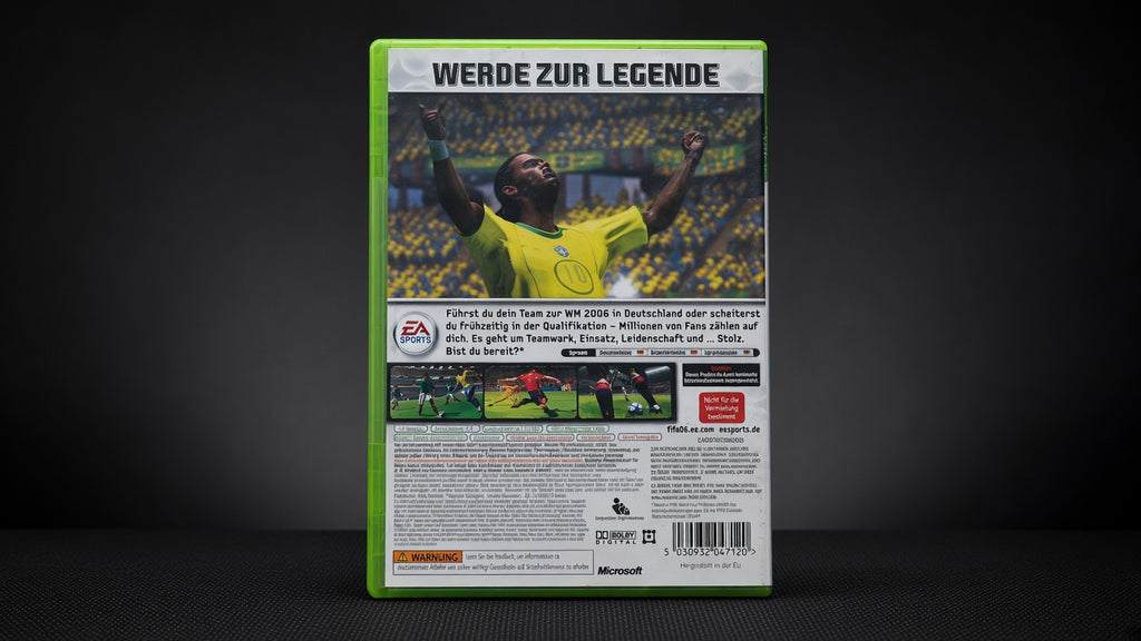 FIFA 06 Road to FIFA World Cup Xbox 360 – Rückseite