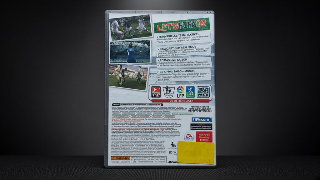 FIFA 09 Xbox 360 Classics – Rückseite