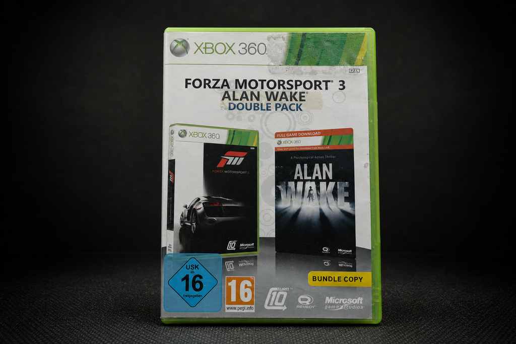 Forza Motorsport 3 + Alan Wake Double Pack Xbox 360 – Front