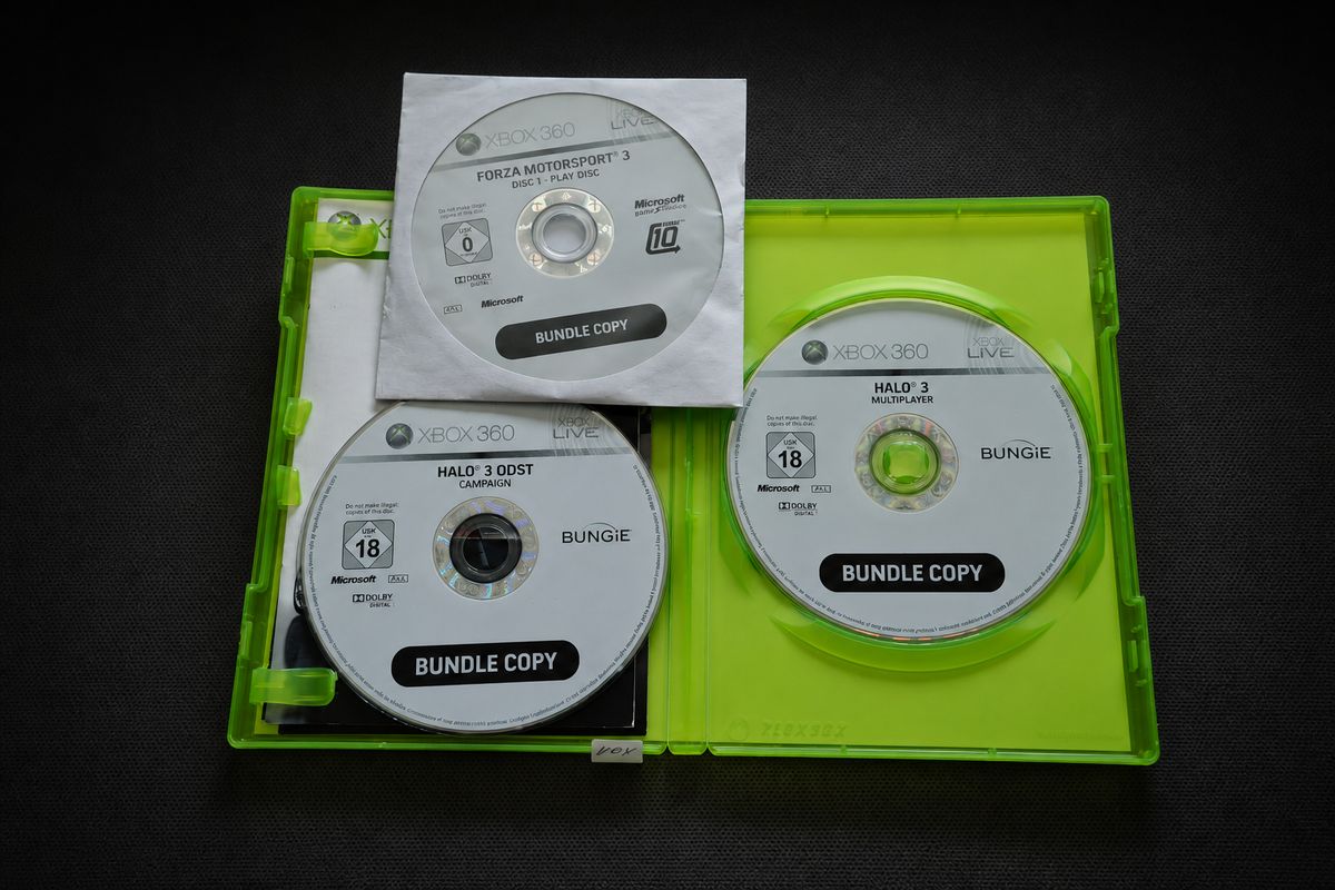 Forza Motorsport 3 + Halo 3 ODST Xbox 360 Bundle – Offen (3 Discs)