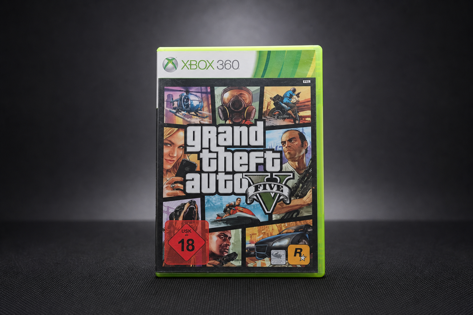 Xbox 360 S (Slim) – 250GB – Schwarz – Bundle mit 6 Spielen & Controller (Gebraucht)