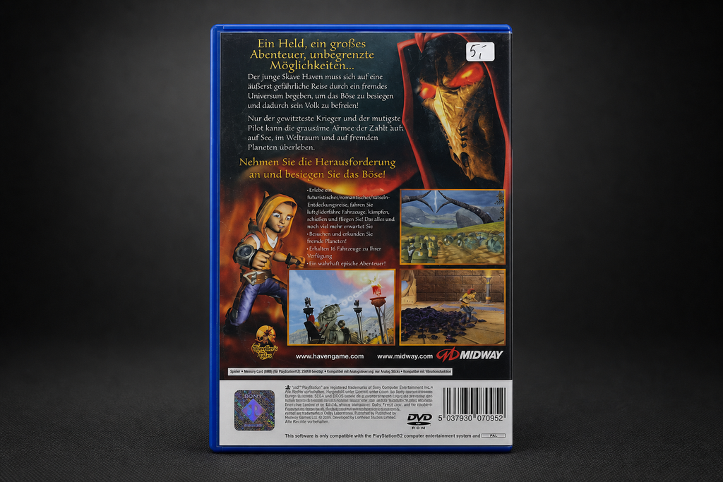 Haven Call of the King PS2 – Rückseite