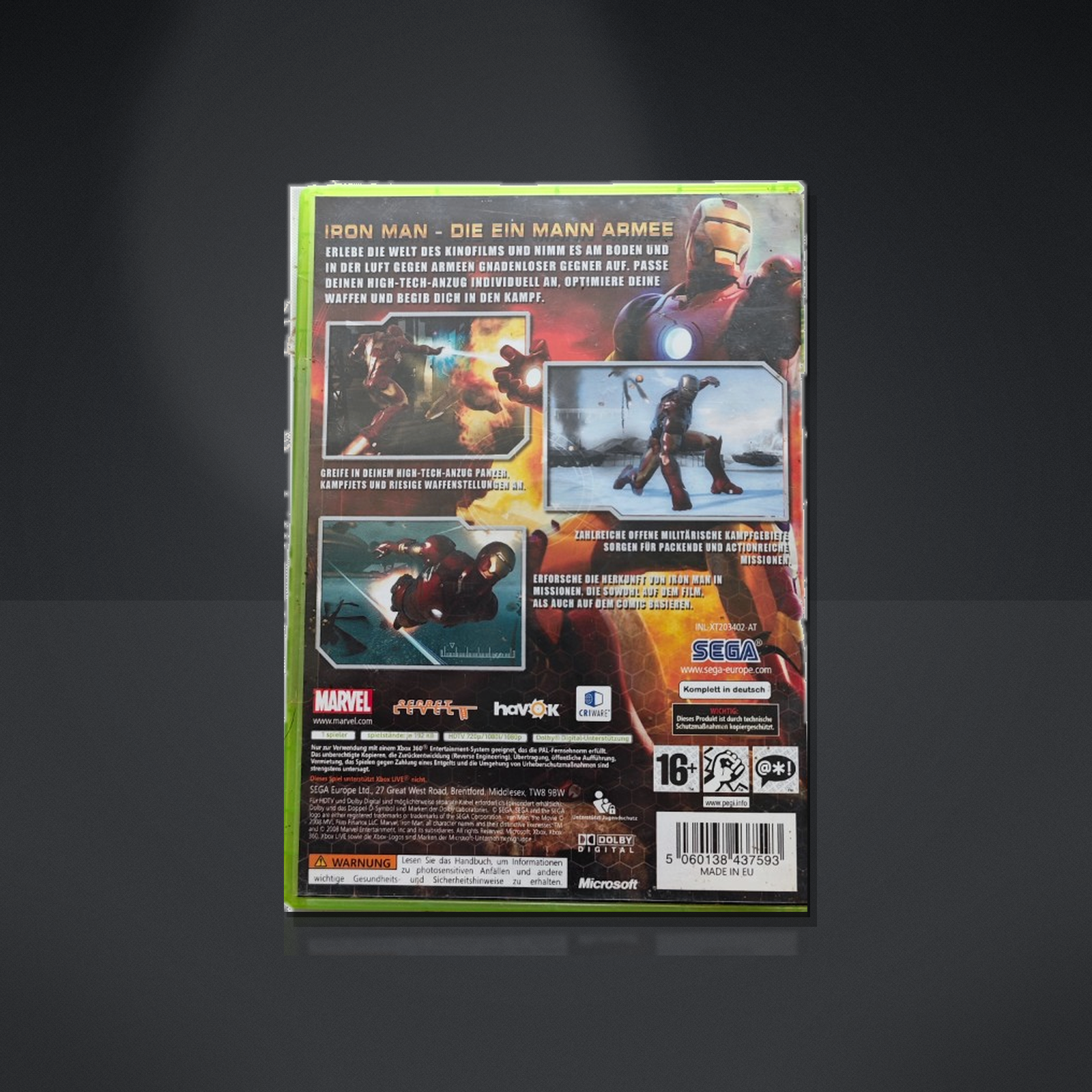 Iron Man – Das offizielle Videospiel zum Film – Xbox 360