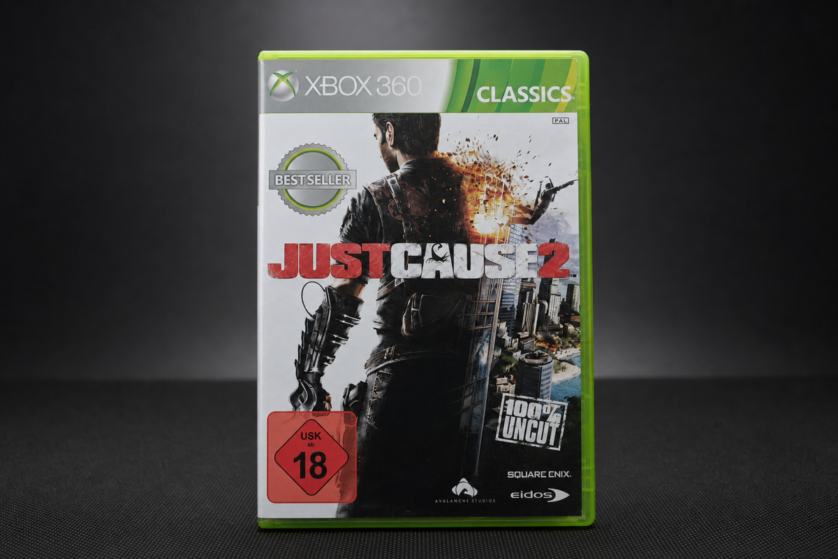 Just Cause 2 Xbox 360 Classics – Front