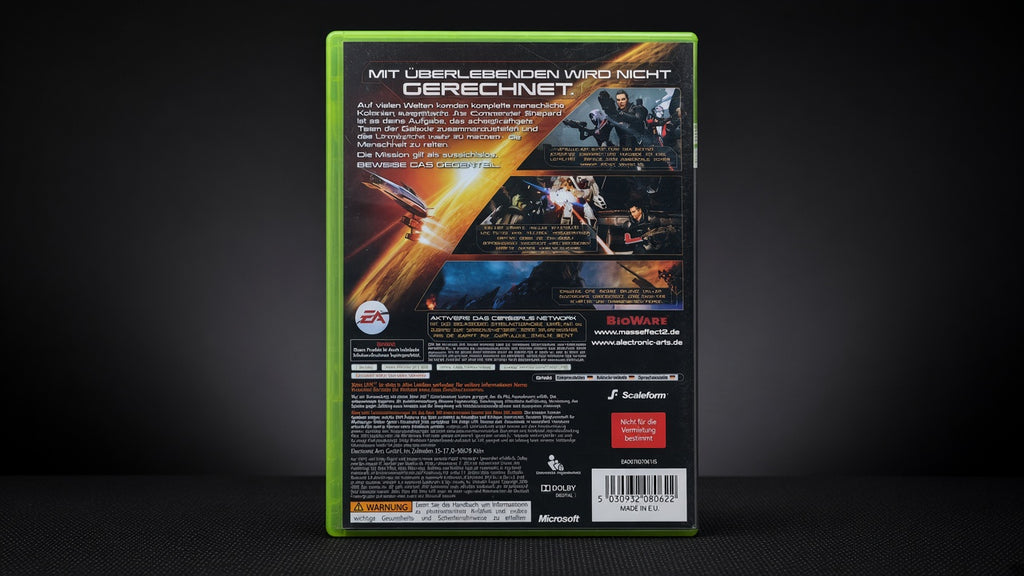 Mass Effect 2 Xbox 360 – Rückseite