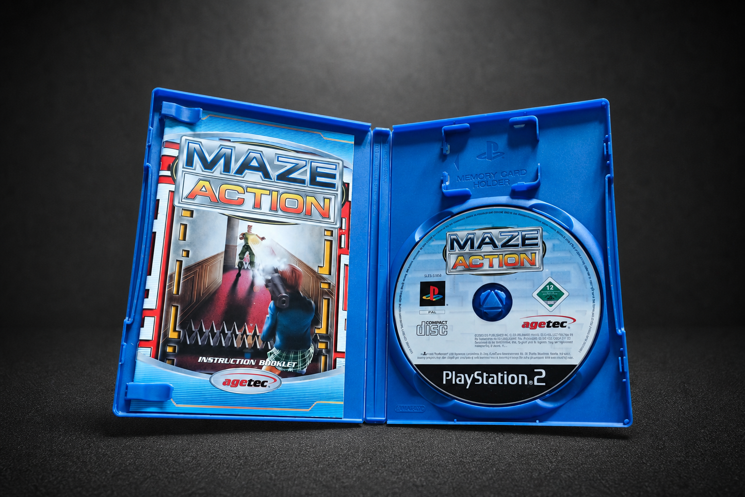 Maze Action PS2 – Offen mit Booklet und CD