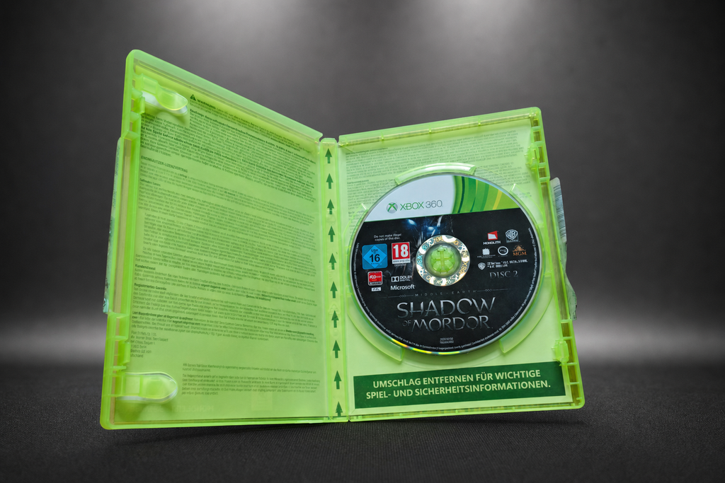 Mittelerde Mordors Schatten Xbox 360 – Disc
