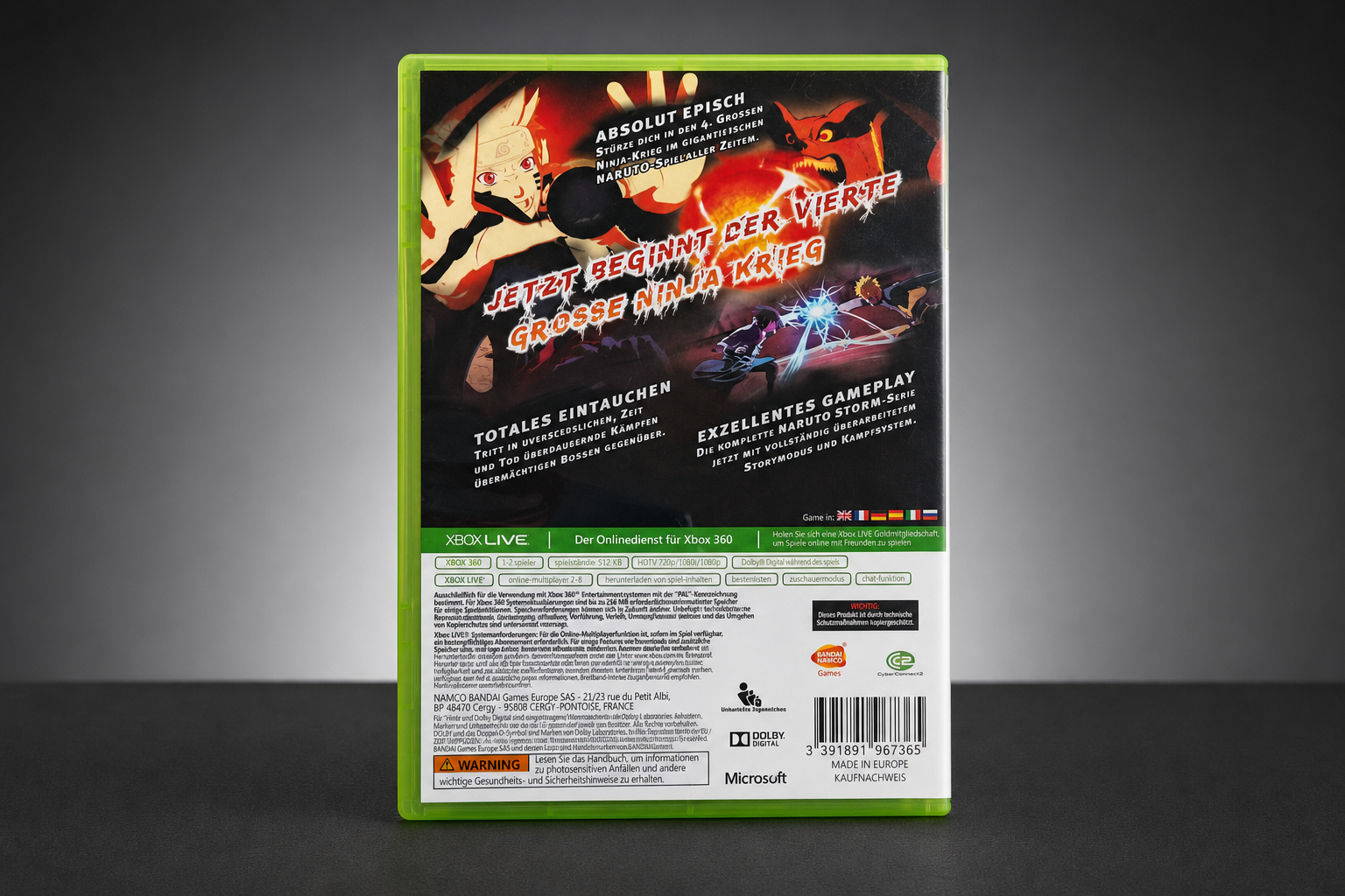 Naruto Shippuden: Ultimate Ninja Storm 3 – Xbox 360