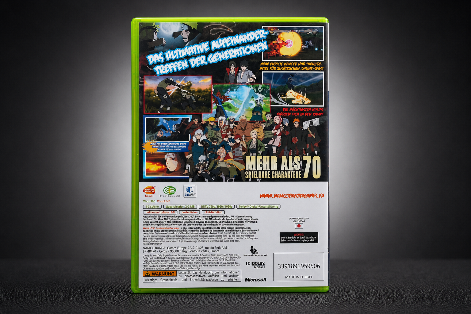 Naruto Shippuden: Ultimate Ninja Storm Generations – Card Edition – Xbox 360