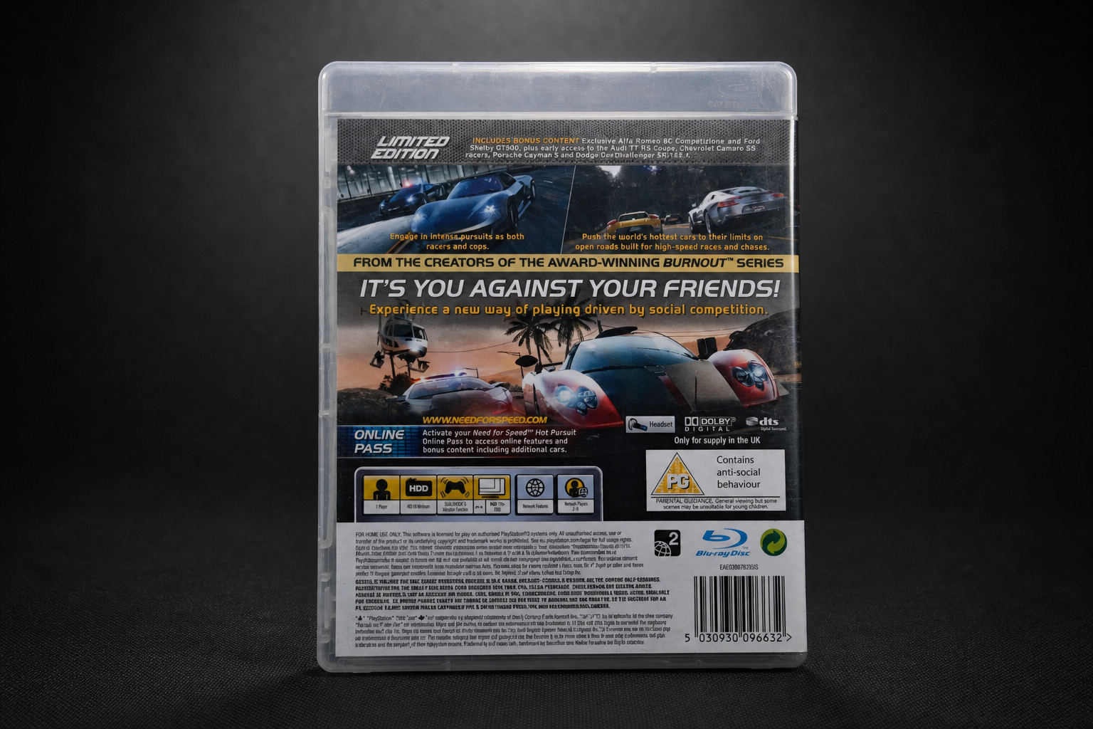 Need for Speed: Hot Pursuit – PlayStation 3 (Limited Edition)