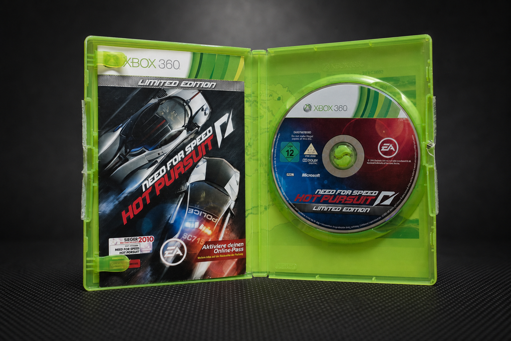 Need for Speed Hot Pursuit Limited Edition Xbox 360 – Geöffnet mit CD