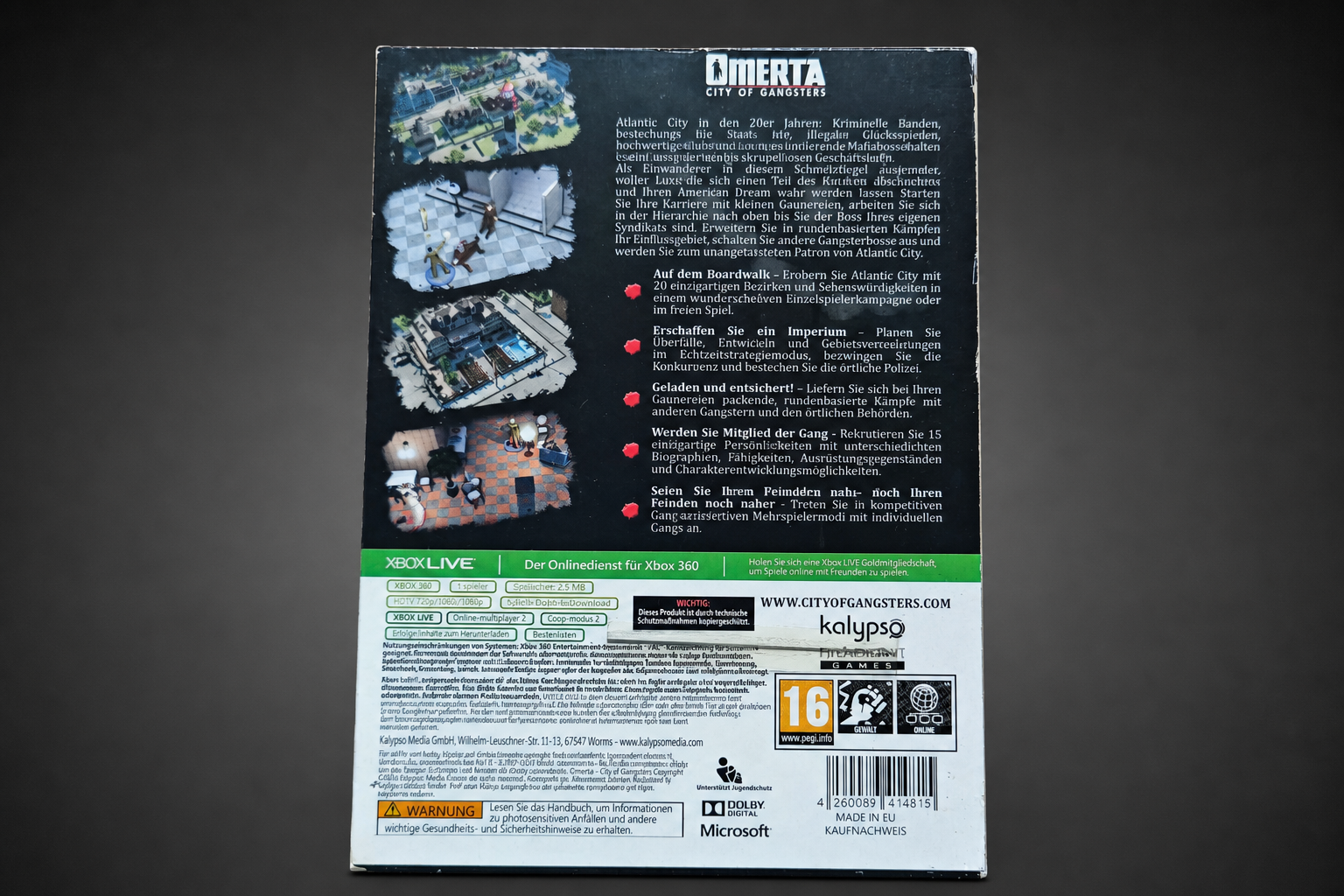 Omerta: City of Gangsters – Xbox 360
