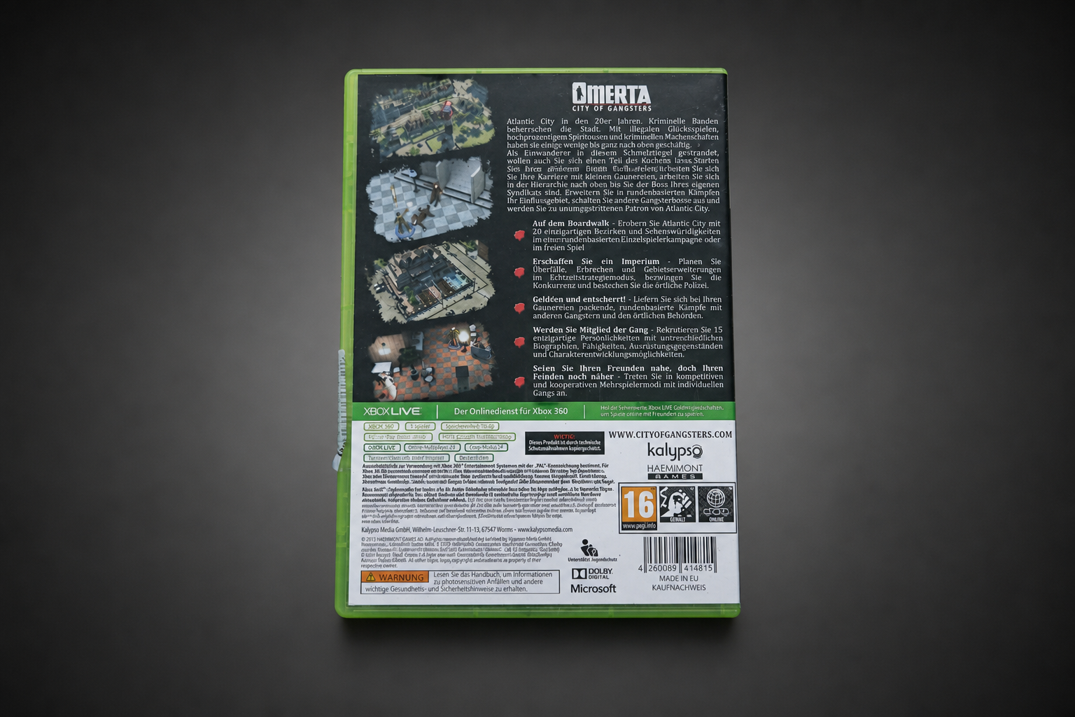 Omerta: City of Gangsters – Xbox 360