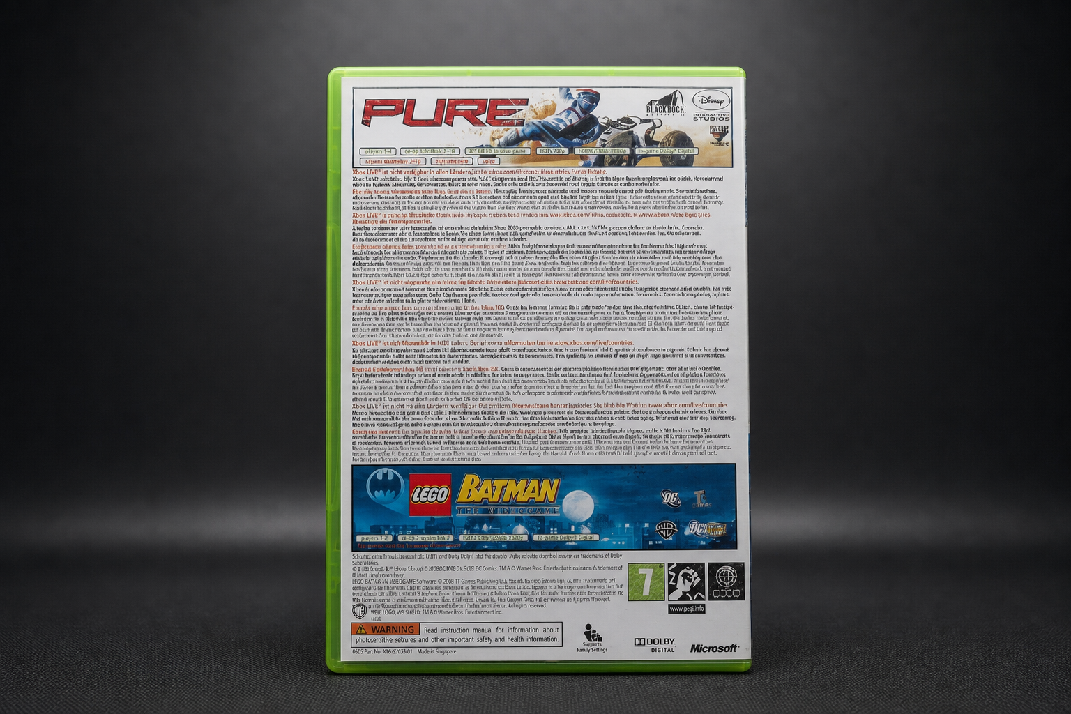 Pure + LEGO Batman: The Videogame – Double Pack – Xbox 360