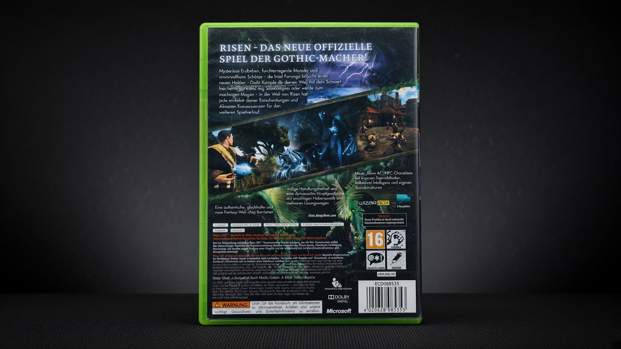 Risen Xbox 360 – Rückseite