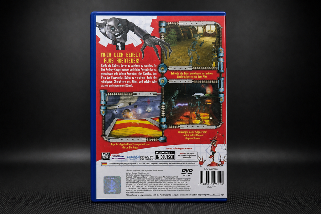 Robots PS2 – Rückseite