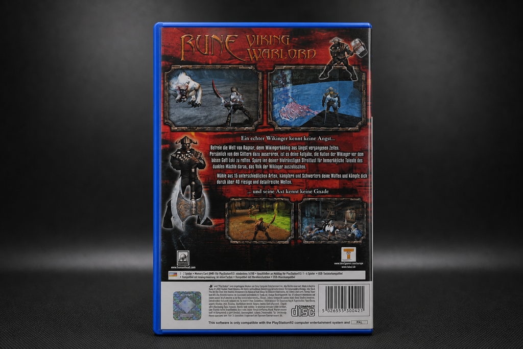 Rune Viking Warlord PS2 – Rückseite