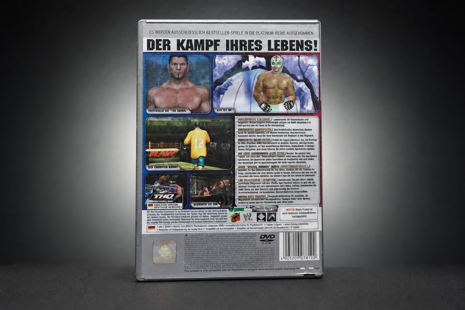 WWE SmackDown! vs. RAW 2006 – Platinum – PlayStation 2